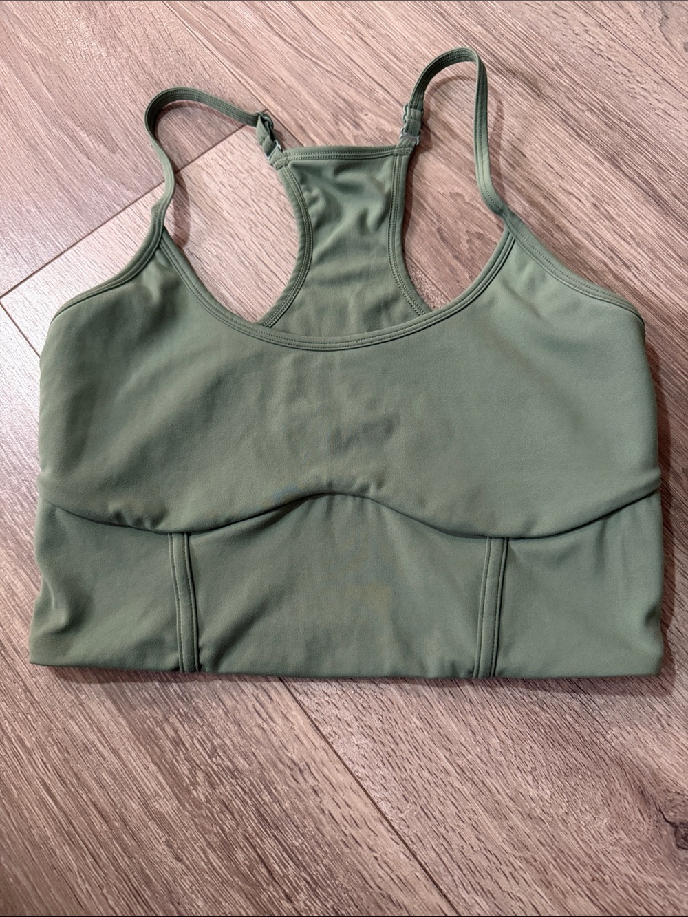 Olive Green Racerback Bralette